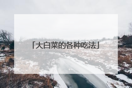 大白菜的各种吃法