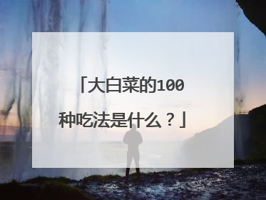 大白菜的100种吃法是什么?