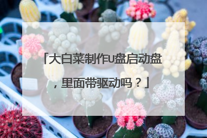 大白菜制作U盘启动盘 ，里面带驱动吗？