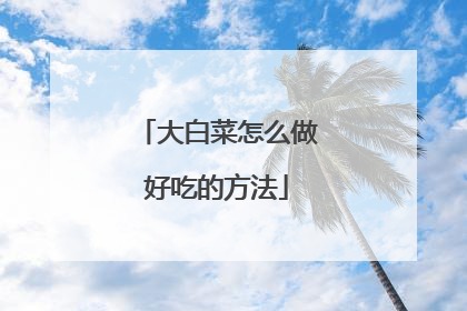 大白菜怎么做好吃的方法