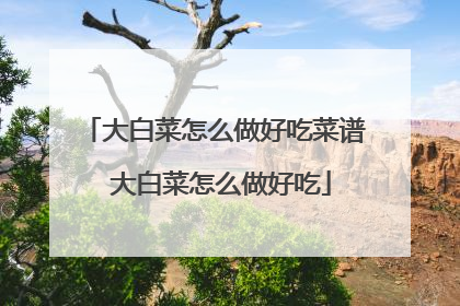 大白菜怎么做好吃菜谱 大白菜怎么做好吃