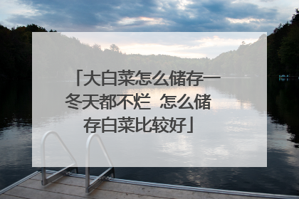 大白菜怎么储存一冬天都不烂 怎么储存白菜比较好