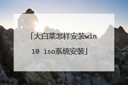 大白菜怎样安装win10 iso系统安装