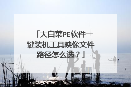 大白菜PE软件一键装机工具映像文件路径怎么选？