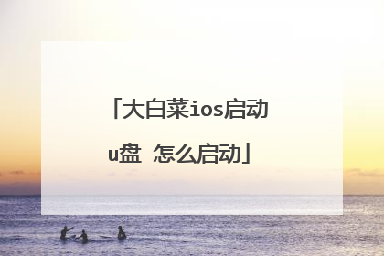 大白菜ios启动u盘 怎么启动