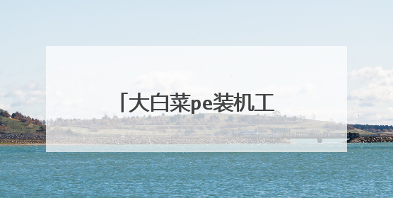 大白菜pe装机工具怎么装其他系统