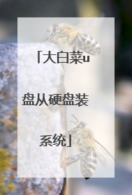 大白菜u盘从硬盘装系统