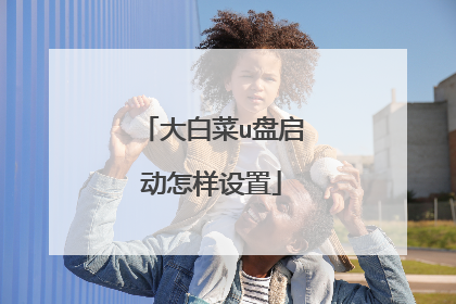 大白菜u盘启动怎样设置