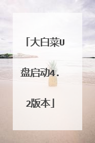大白菜U盘启动4.2版本