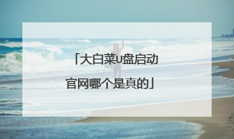 大白菜U盘启动官网哪个是真的