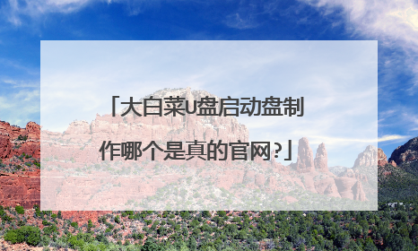 大白菜U盘启动盘制作哪个是真的官网?