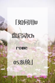 如何用U盘启动Chrome OS系统