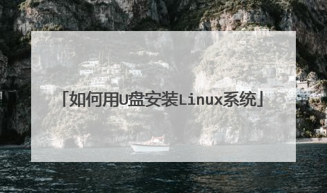 如何用U盘安装Linux系统