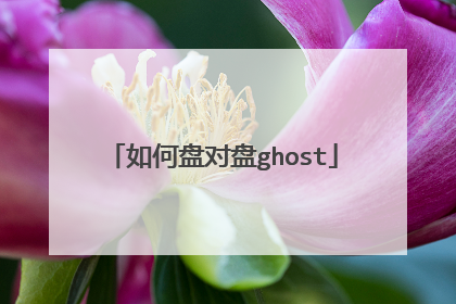 如何盘对盘ghost