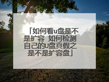 如何看u盘是不是扩容 如何检测自己的U盘真假之是不是扩容盘