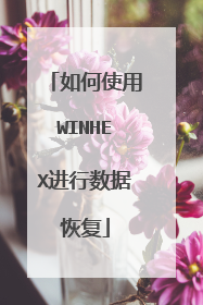 如何使用WINHEX进行数据恢复