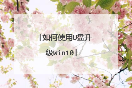 如何使用U盘升级Win10