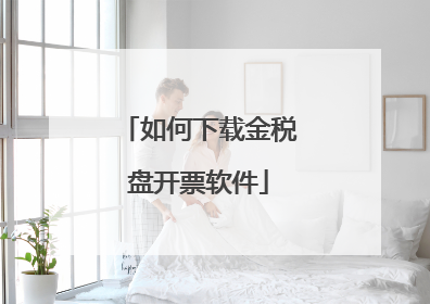 如何下载金税盘开票软件