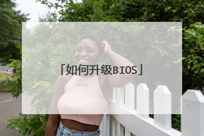 如何升级BIOS