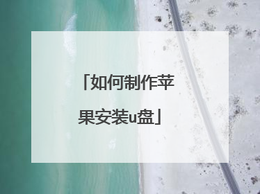 如何制作苹果安装u盘
