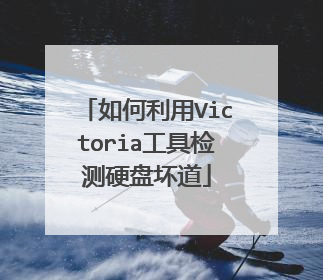如何利用Victoria工具检测硬盘坏道