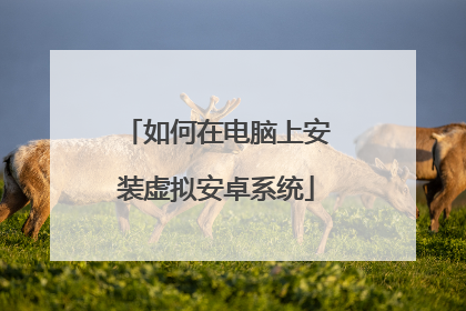 如何在电脑上安装虚拟安卓系统