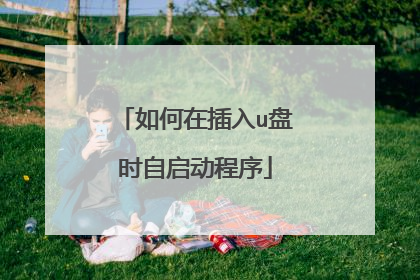 如何在插入u盘时自启动程序