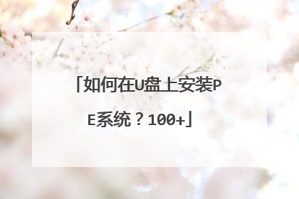 如何在U盘上安装PE系统？100+
