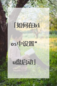 如何在bios中设置