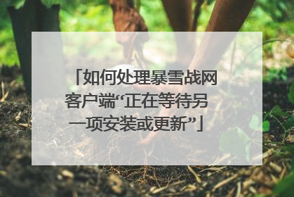 如何处理暴雪战网客户端“正在等待另一项安装或更新”