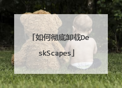 如何彻底卸载DeskScapes