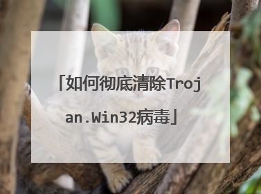 如何彻底清除Trojan.Win32病毒