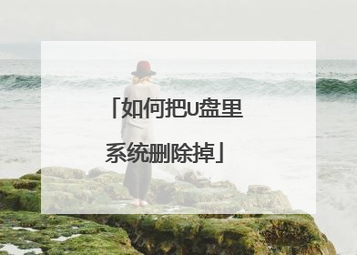 如何把U盘里系统删除掉