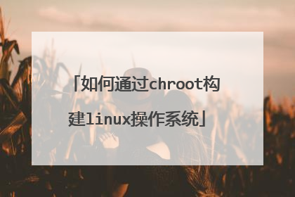 如何通过chroot构建linux操作系统