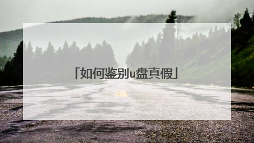 如何鉴别u盘真假