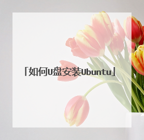 如何U盘安装Ubuntu