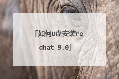 如何U盘安装redhat 9.0