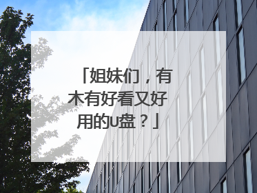 姐妹们,有木有好看又好用的U盘?