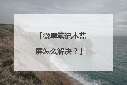 微星笔记本蓝屏怎么解决？