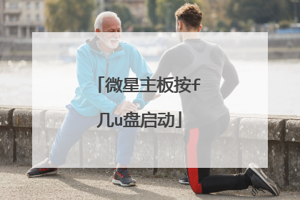 微星主板按f几u盘启动