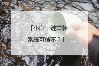 小白一键重装系统可信不?