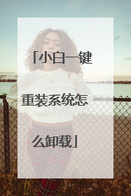 小白一键重装系统怎么卸载