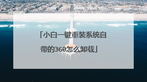 小白一键重装系统自带的360怎么卸载