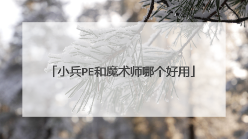 小兵PE和魔术师哪个好用