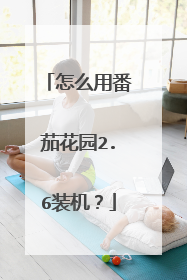 怎么用番茄花园2.6装机?