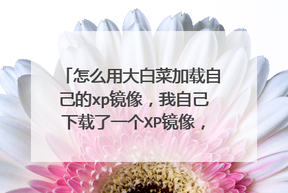 怎么用大白菜加载自己的xp镜像,我自己下载了一个XP镜像,但是放不进大白菜里面,求高手解决~大白菜4.6版