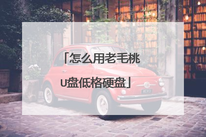 怎么用老毛桃U盘低格硬盘