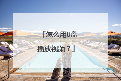怎么用U盘播放视频?