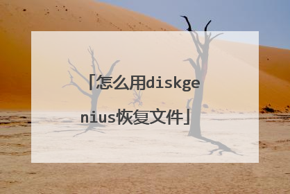 怎么用diskgenius恢复文件