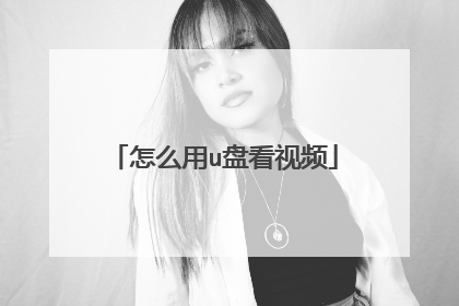 怎么用u盘看视频